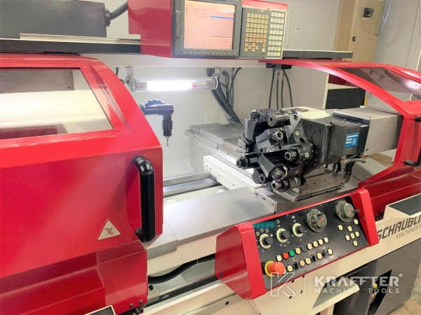 Precision Manufacturing CNC lathe SCHAUBLIN 180 CNC R-TM A2-5 20689-958