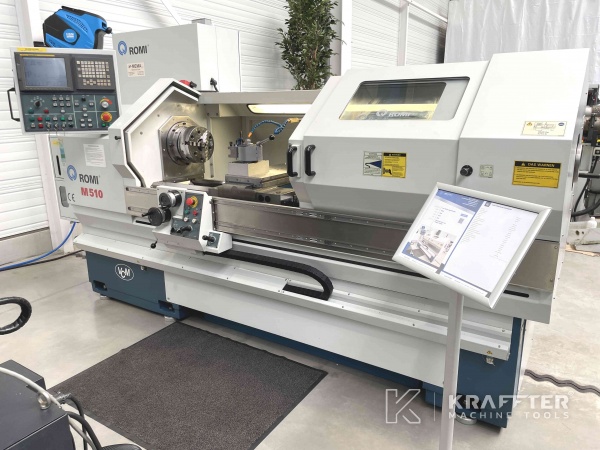Used CNC teach-in lathe 2 axis ROMI M510 (65) for sale at Kraffter Machine Tools