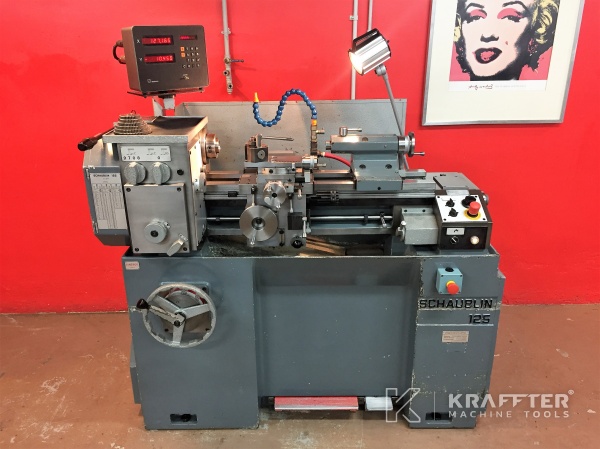 Manual lathe - SCHAUBLIN 125 C  - 20689-895