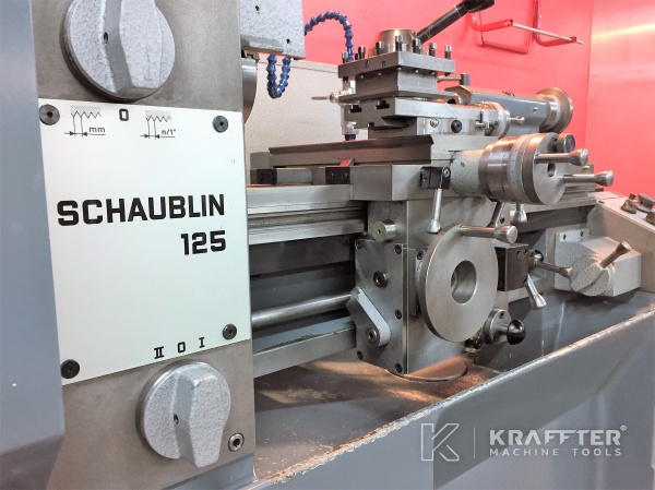 Industrial machinery for the turning SCHAUBLIN 125 B (889) - Used machinery | Kraffter
