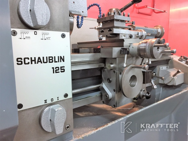 Industrial machines for turning operations Manual lathe SCHAUBLIN 125 B 20689-889