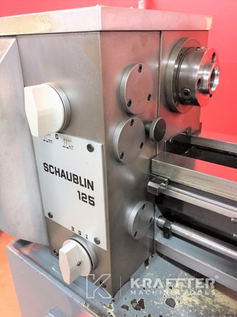 Metal cutting conventional lathe SCHAUBLIN 125 B (885) - Second hand Machine Tools  | Kraffter