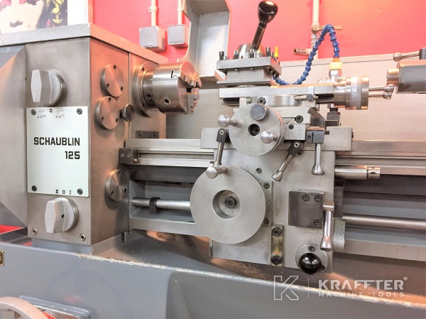 Metal lathe for precision machining SCHAUBLIN 125 B (889) - Used Machine Tools  | Kraffter