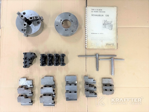Accessories, equipment and user manual of SCHAUBLIN 135 20689-978