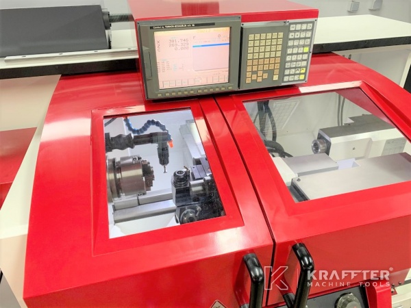 Used CNC lathe 3 axis SCHAUBLIN 180 CNC R-TM A2-5 20689-958 for sale