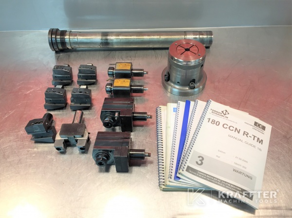 Accessories, equipment and user manual of SCHAUBLIN 180 CCN R-TM 20689-916