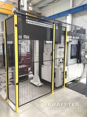 CNC Lathe 2 turret CNC lathe and gantry loader OKUMA LU-S1600 for sale (21)