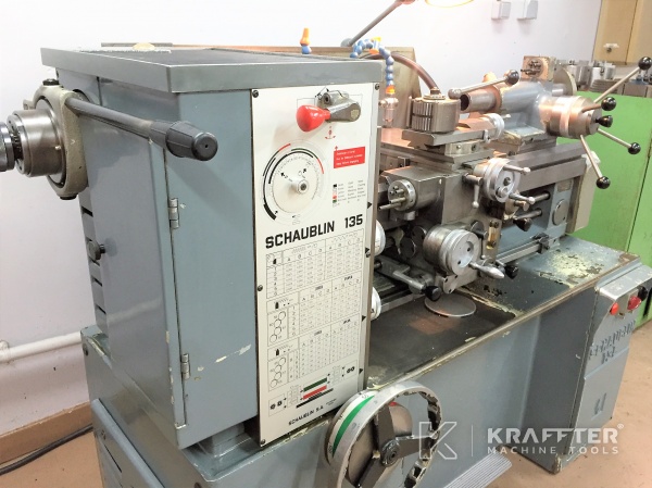 Conventional lathe SCHAUBLIN 135 (878) - Second hand Machine Tools  | Kraffter