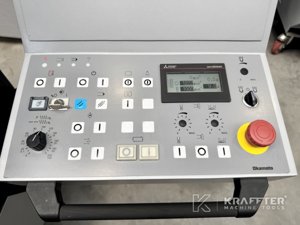 Tool control panel board on CNC surface grinder OKAMOTO ACC42 SA-iQ 90152 