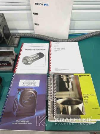 User manual of CNC machining centre MIKRON HSM 800 20690-041