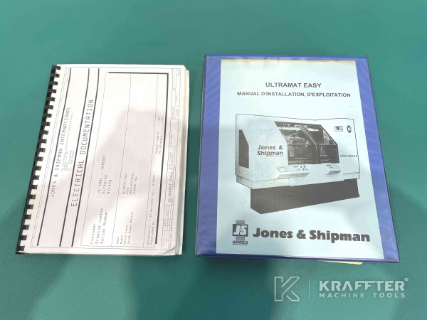 User manual of CNC cylindrical grinder JONES & SHIPMAN Ultramat Easy 650 20690-005