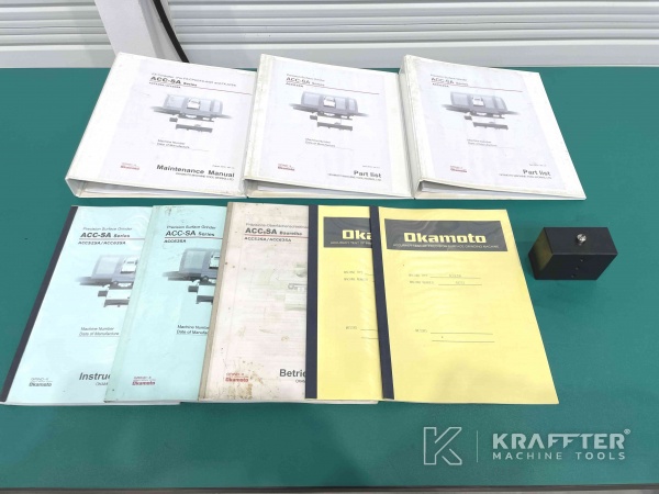 User manual of Surface grinder OKAMOTO ACC 63 SA 90057