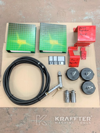Accessories, equipment and user manual of WALTER Helitronic Power Regrinder 20689-975